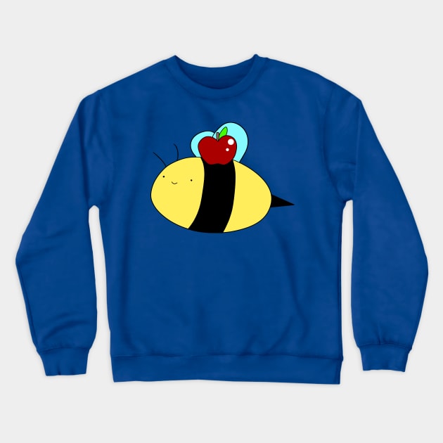 Bee and Apple Crewneck Sweatshirt by saradaboru